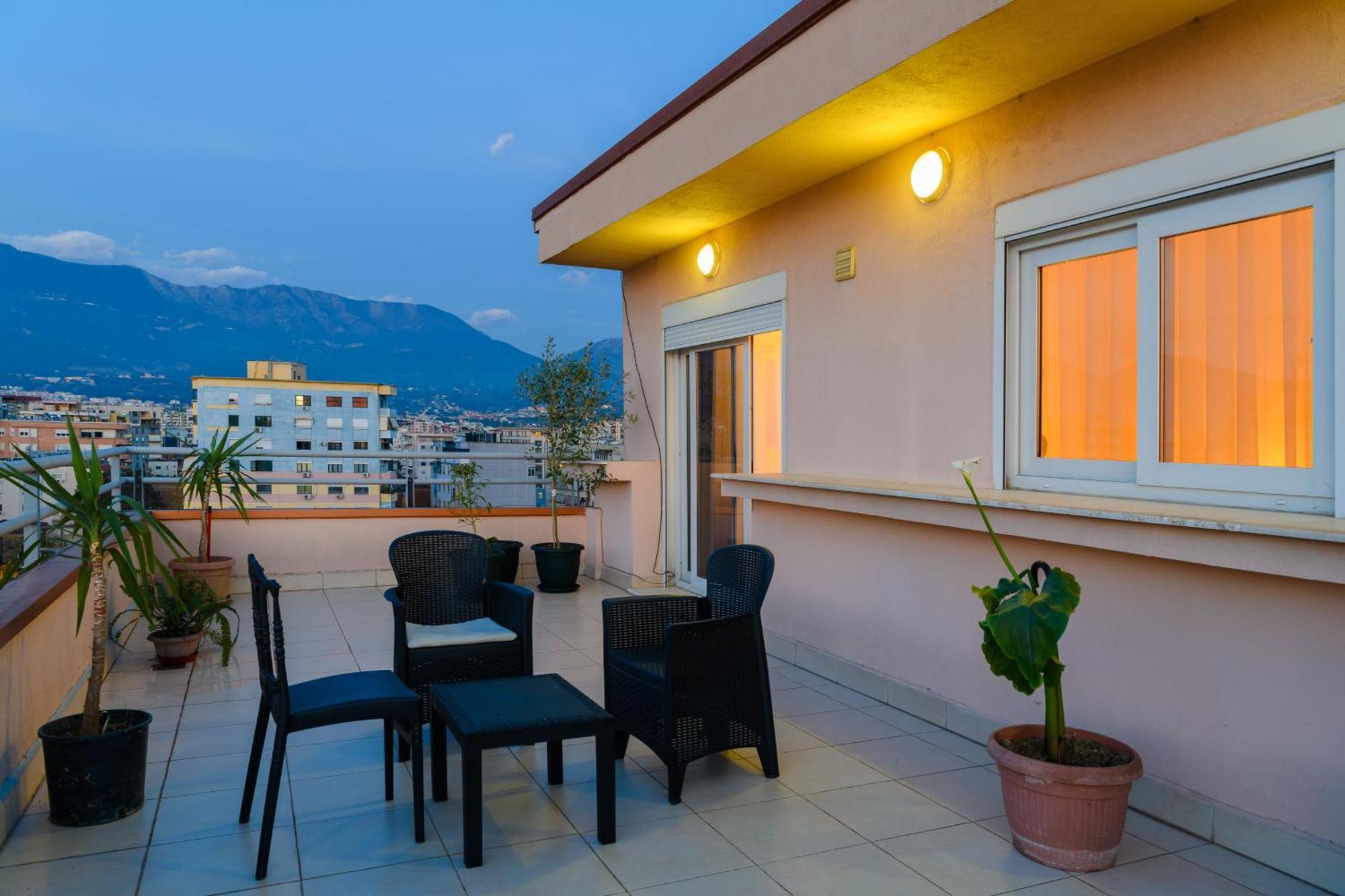 Terrace Tirana Cityscape 2 Exteriér fotografie